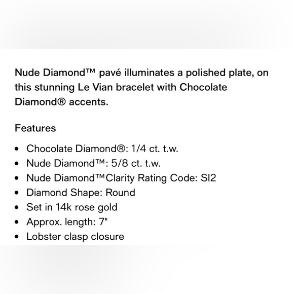 Levian 14k Gold Chain Bracelet. - Picture 9 of 12